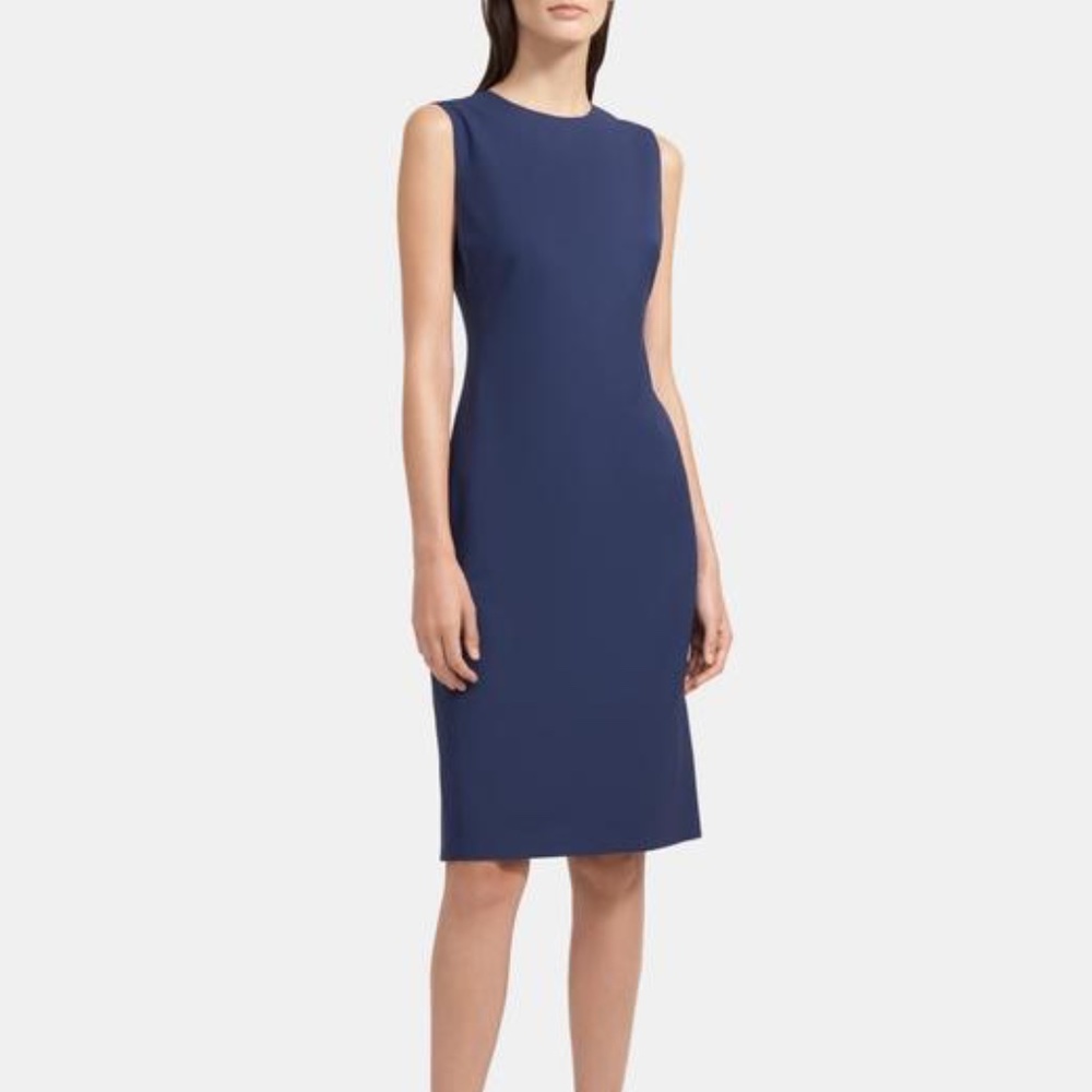 ***NEW Wool Sheath Sleeveless Dress
